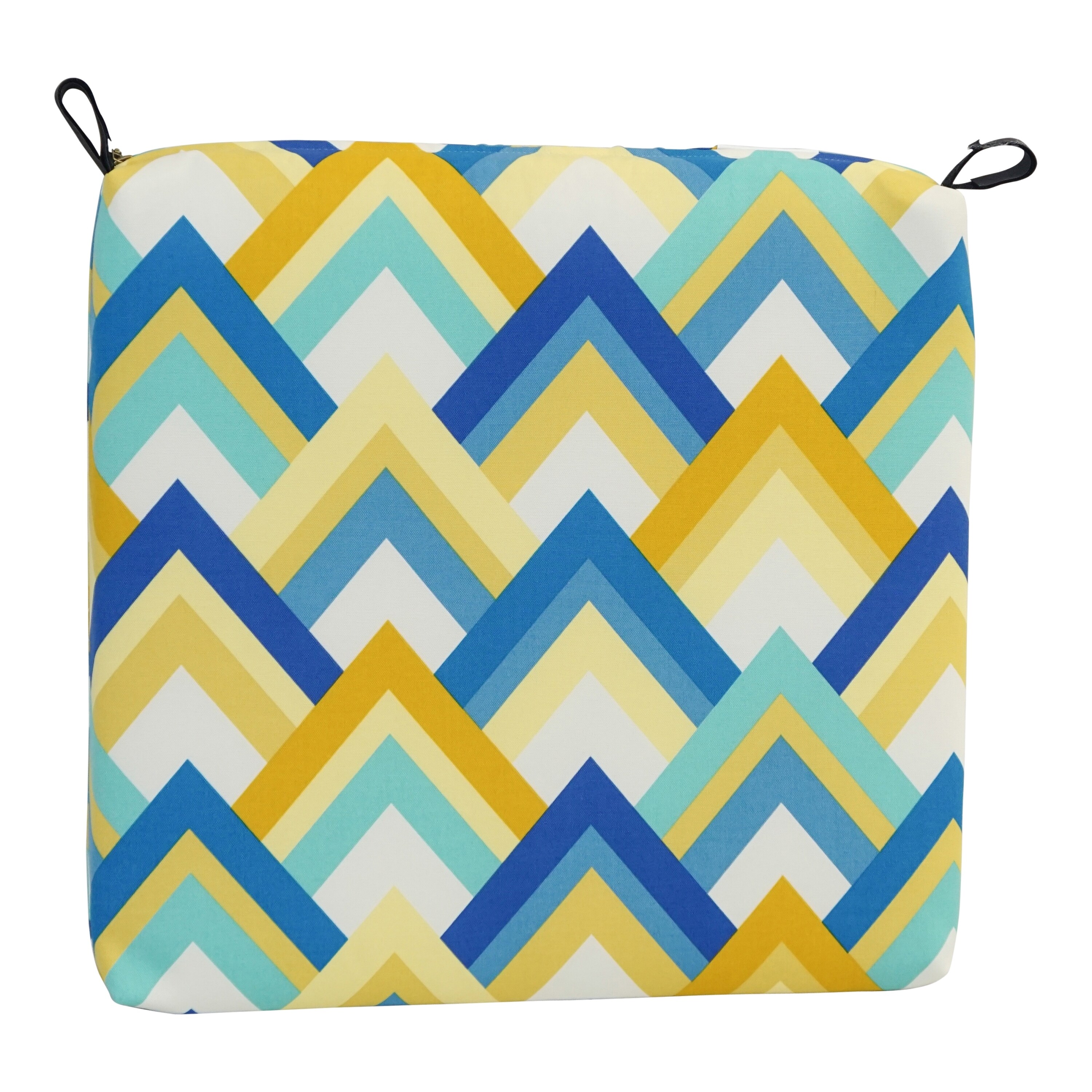 как выглядит 20-inch by 19-inch Patterned Outdoor Chair Cushions Set of фото