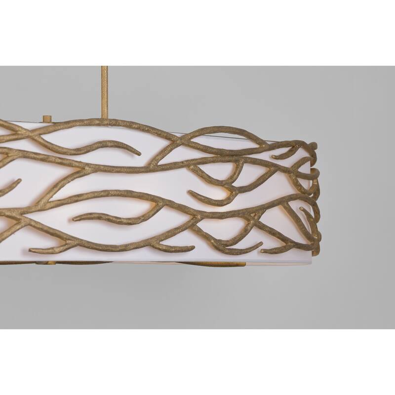 Minka Lavery 3717 Branch Reality 10 Light 60" Wide Linear Chandelier