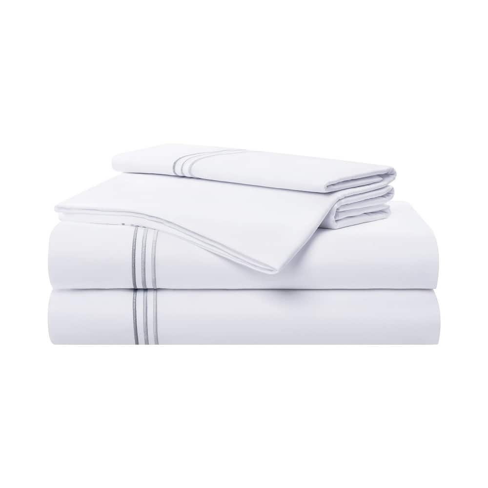 Aston & Arden 600 Thread Count Cotton Sateen Sheet Set