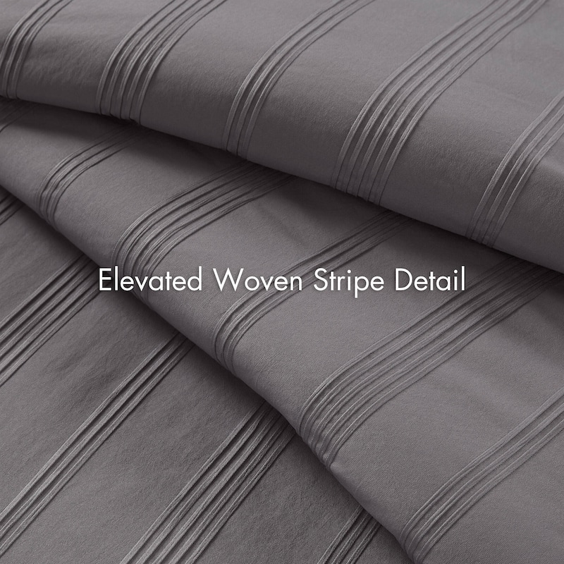 Chelsea Square Logan Woven Striped Duvet Set
