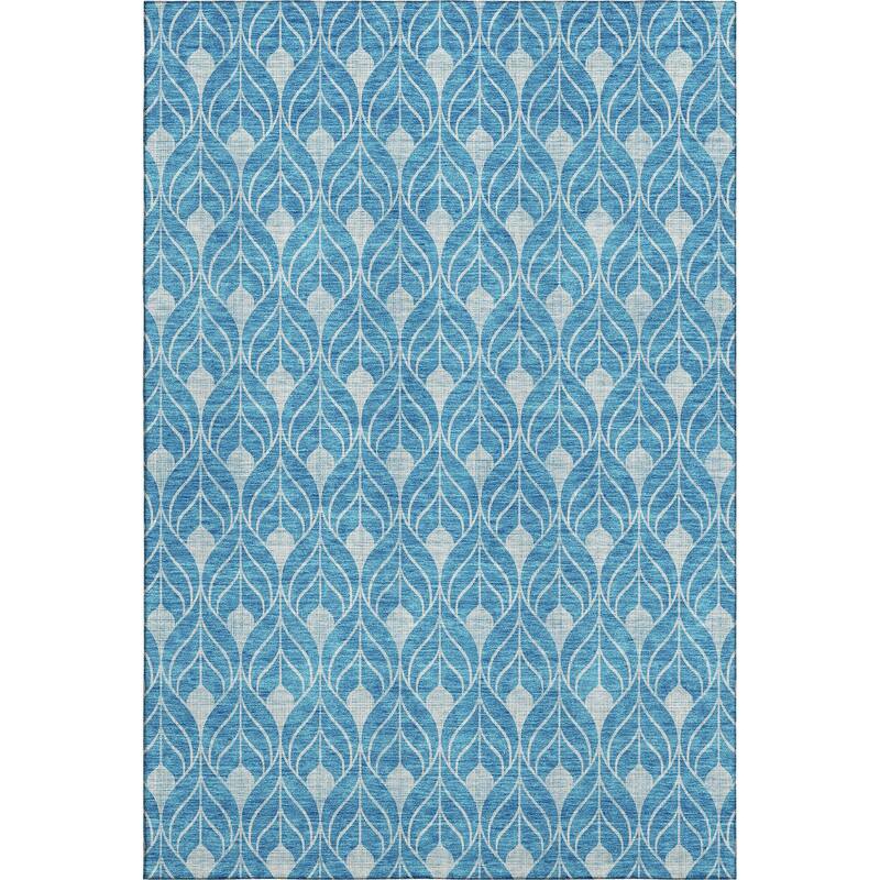 Premium Washable Super Soft Geo Teardrop Mayfield Rug