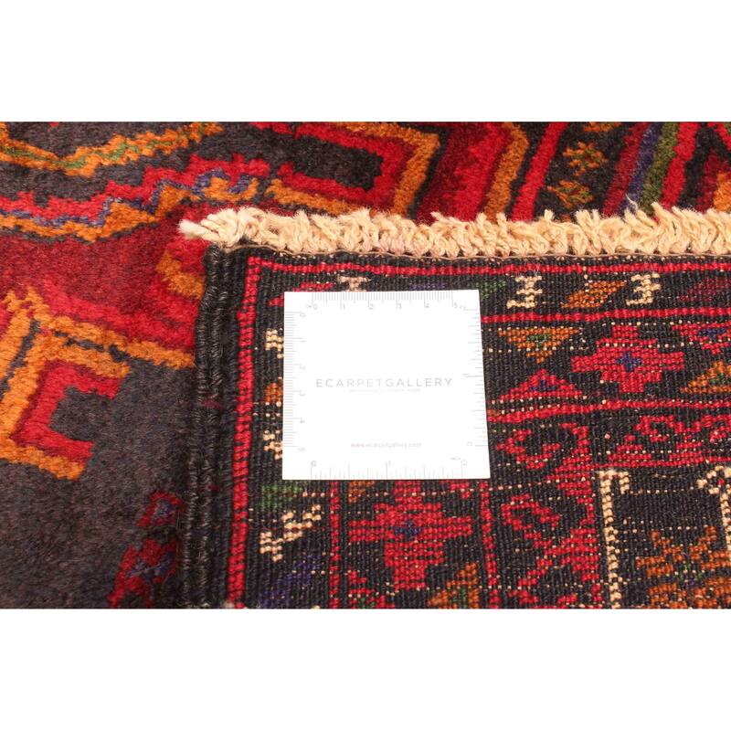 ECARPETGALLERY Hand-knotted Teimani Black Wool Rug - 2'11 x 4'7