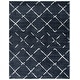 preview thumbnail 34 of 126, SAFAVIEH Arizona Shag Nevada 1.2-inch Thick Rug 8' x 10' - Slate Blue/Ivory