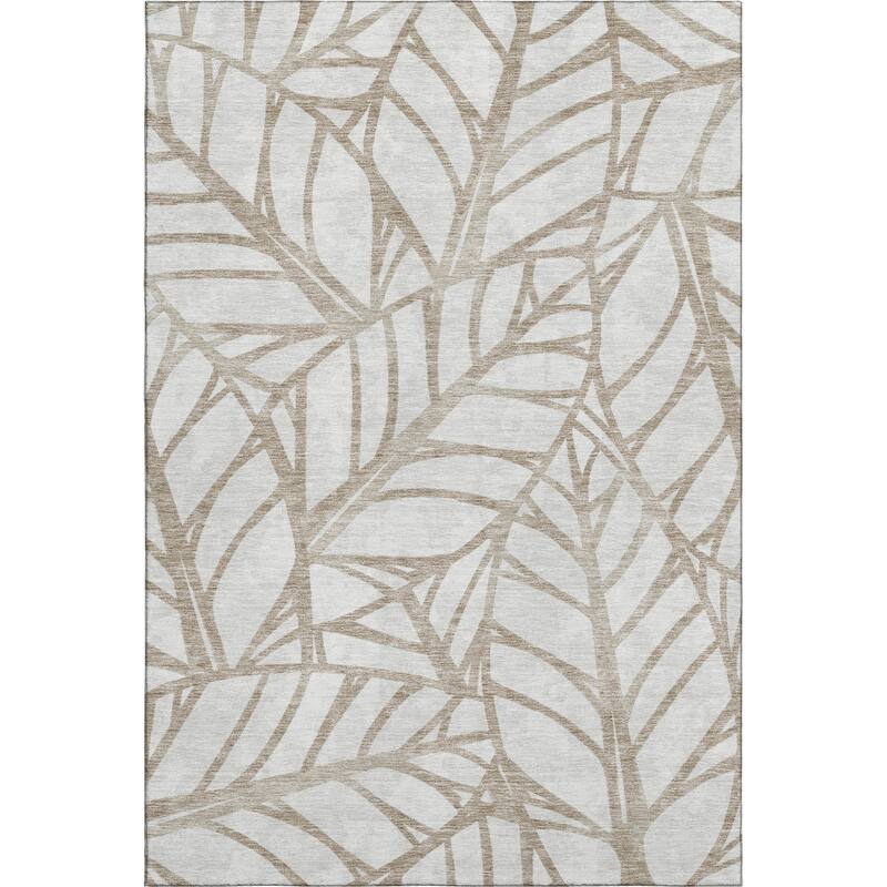 Premium Washable Super Soft Modern Palm Mayfield Rug