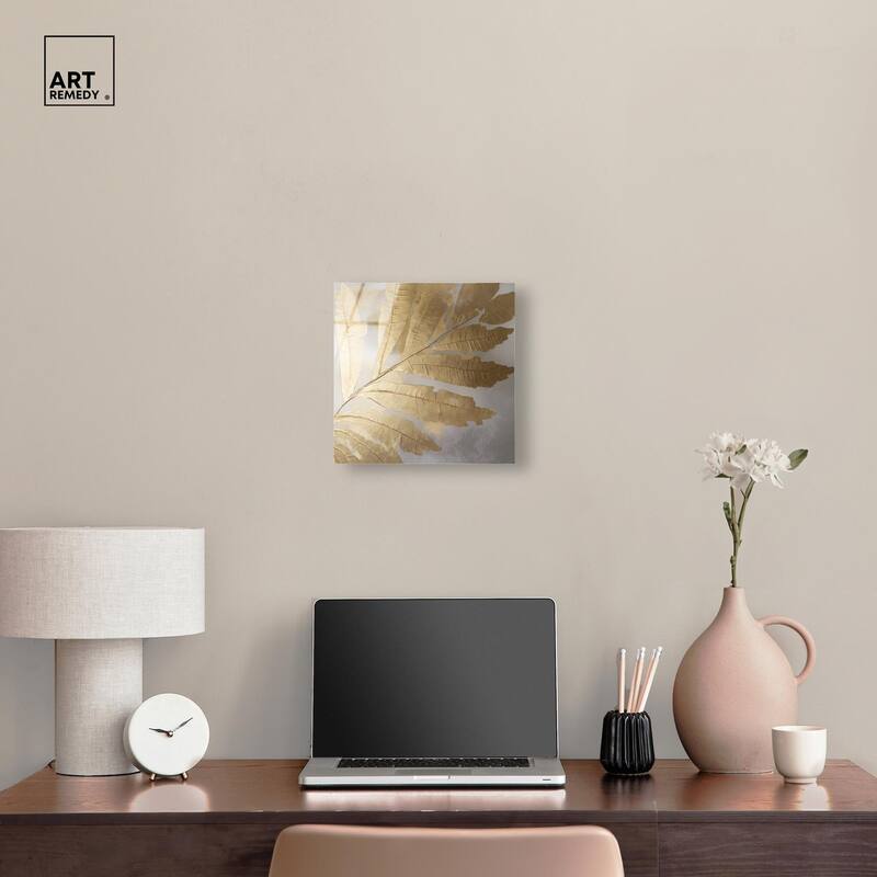 Golden Canopy (I) Acrylic by Art Remedy, Ready to Hang