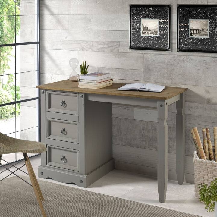 Wood Dressing Table Vanity Makeup Corona Collection | Furniture Dash