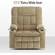 preview thumbnail 10 of 45, MCombo Dual Motor Power Lift Recliner Chair with Massage and Heat for Big People, Fabric R7891 (Large-Wide)