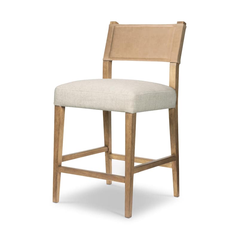 Haven Home Pittman Stool - Winchester Beige Counter Stool - Counter Height