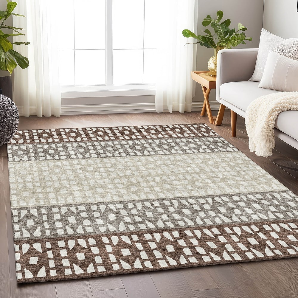 Premium Washable Super Soft Ombre Imprints Mayfield Rug