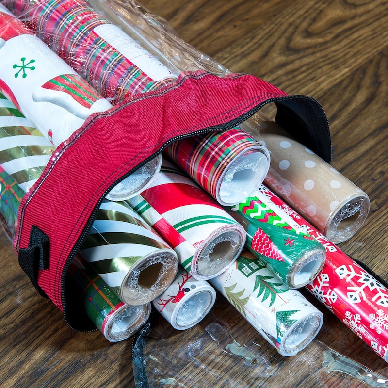 Christmas Wrapping Paper Storage Container