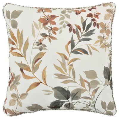 Royal Court Evergreen 16" Square Decorative Throw Pillow.