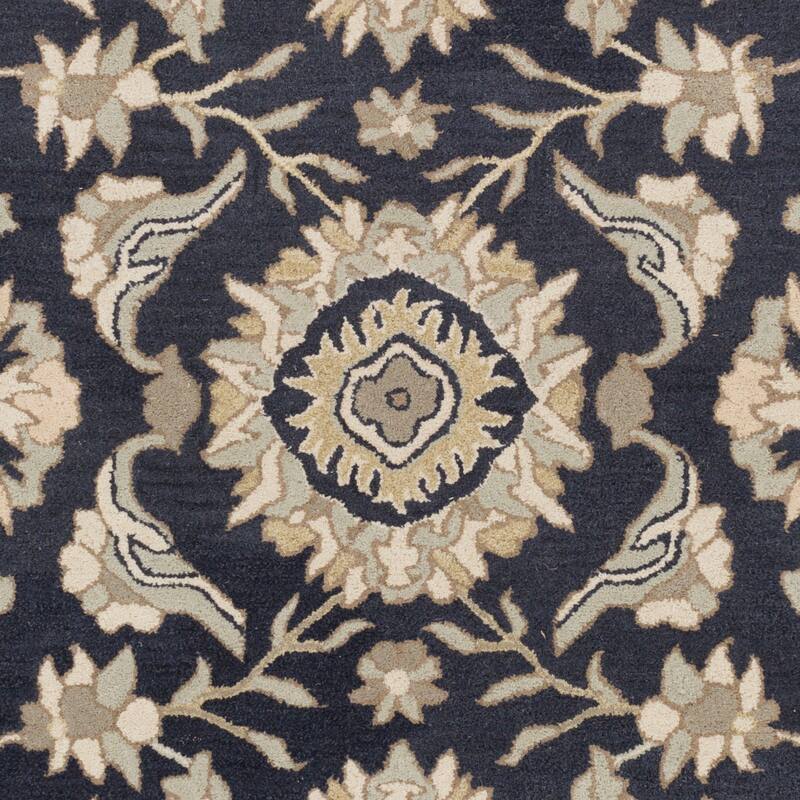 Hand-Tufted Wigton Floral Wool Area Rug