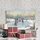 preview thumbnail 6 of 8, Moonlit Skaters-Premium Gallery Wrapped Canvas - Ready to Hang