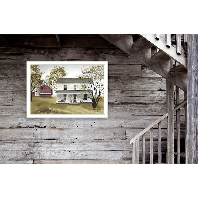 TrendyDecor4U Farmhouse "Summer Afternoon" Framed Print Wall Art by Billy Jacobs
