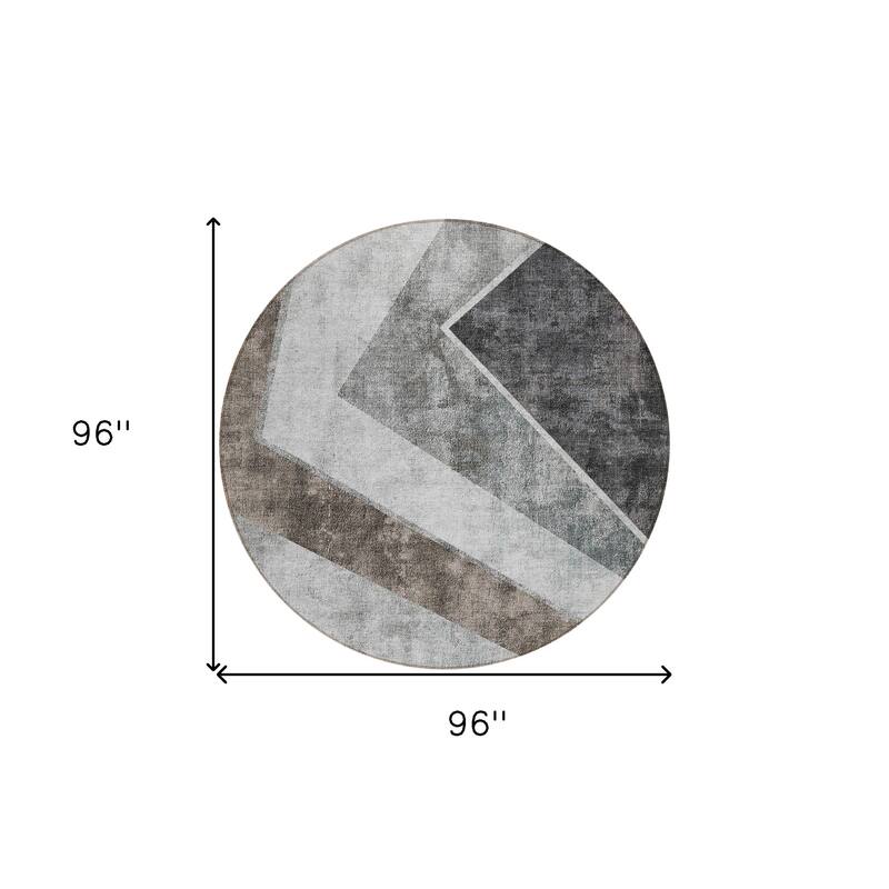 HomeRoots Geometric Transitional Rectangle Outdoor Rug