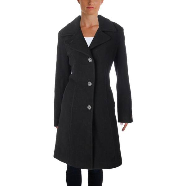 Shop Anne Klein Womens Trench Coat Winter Cashmere Free Shipping
