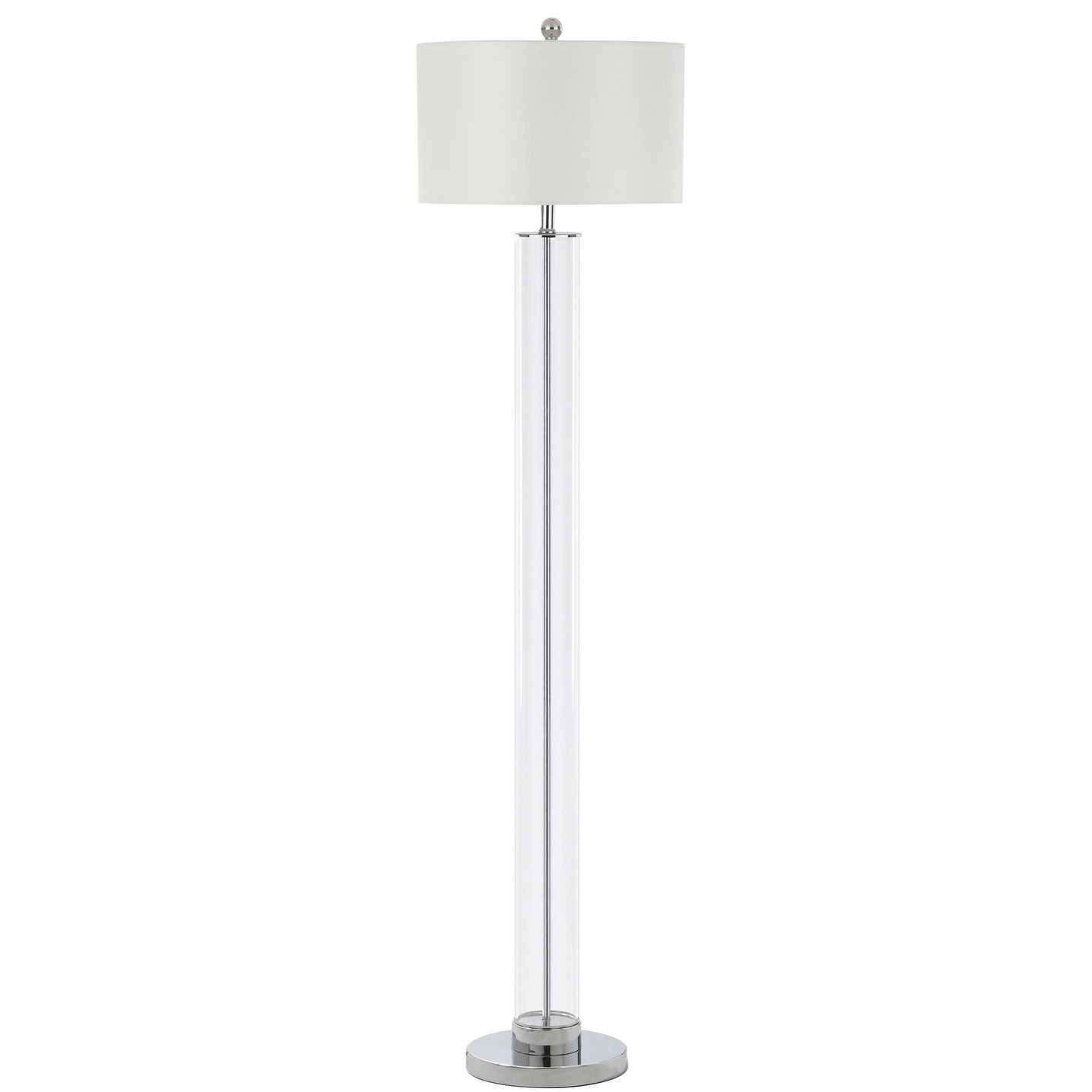 Safavieh Lighting 64 Inch Lovato Chrome Led Floor Lamp 15 X 15 X 64 Overstock 23614776