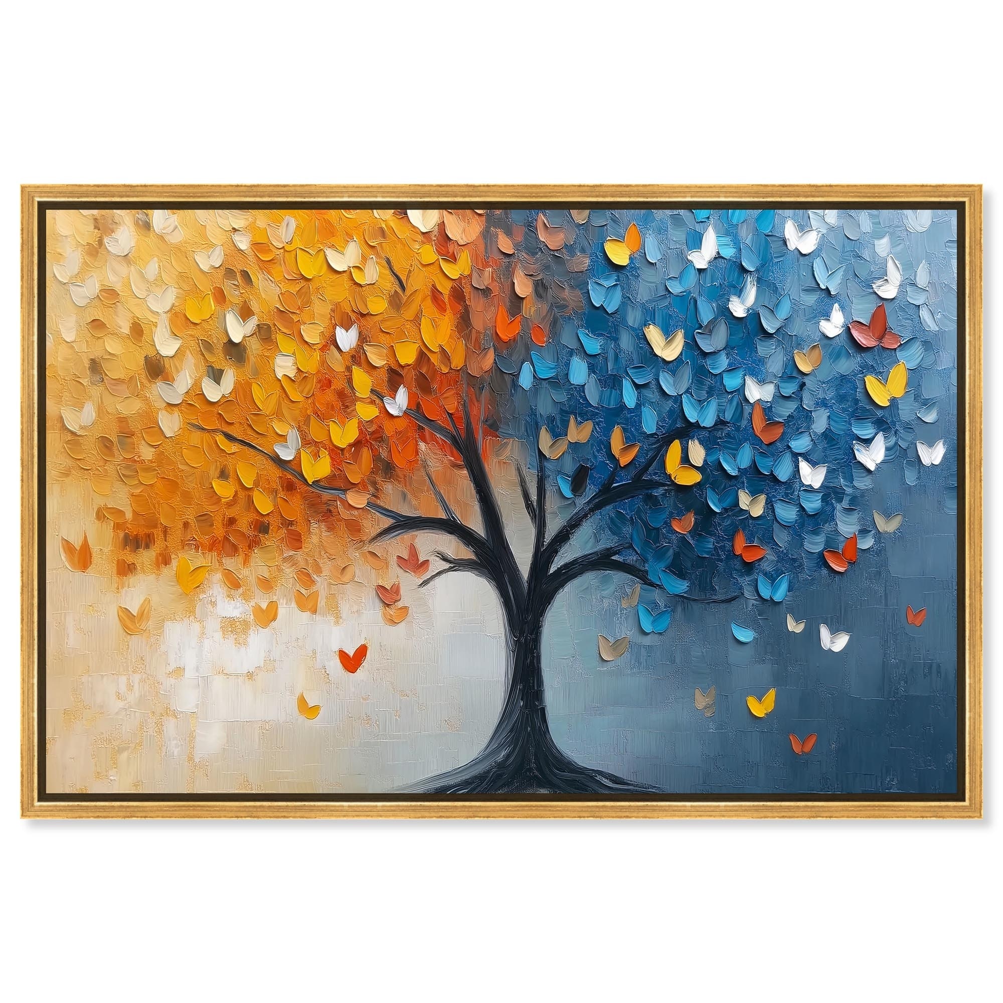 Butterfly Dream Tree II Canvas Colorful Tree Art by Art Remedy