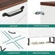 preview thumbnail 11 of 18, Moasis Shoe Storage Cabinet with 2 Flip Drawers Narrow Shoes Rack Organizer