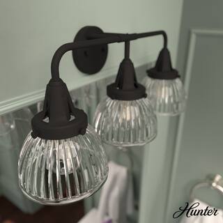 Hunter Cypress Grove 3-Light Vanity Wall Light