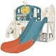 preview thumbnail 33 of 33, Kids Slide Playset Structure,Freestanding Castle Crawling Playhouse