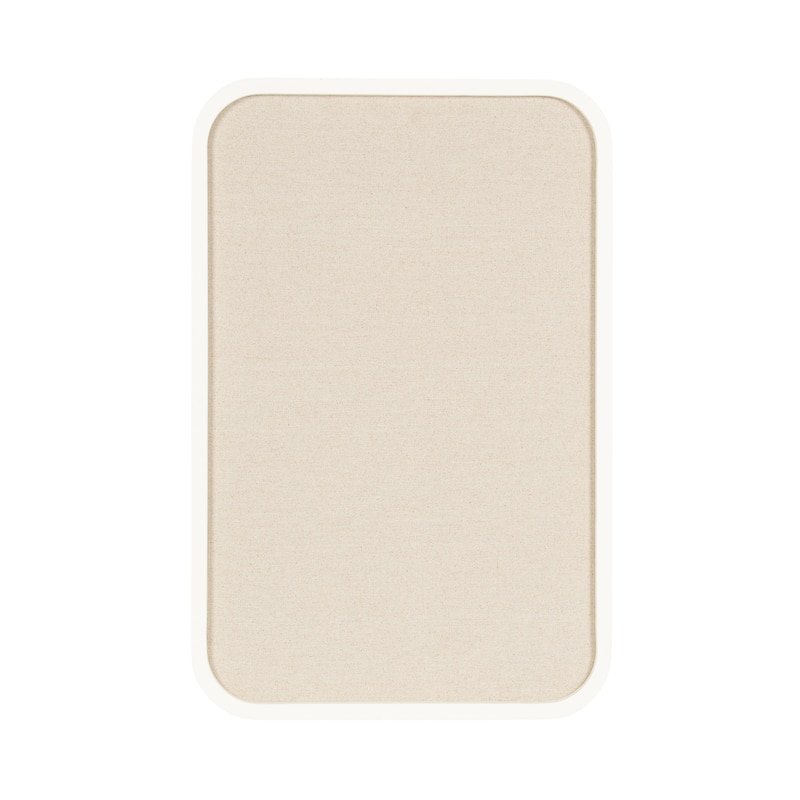 Kate and Laurel Hutton Wood Framed Fabric Pinboard