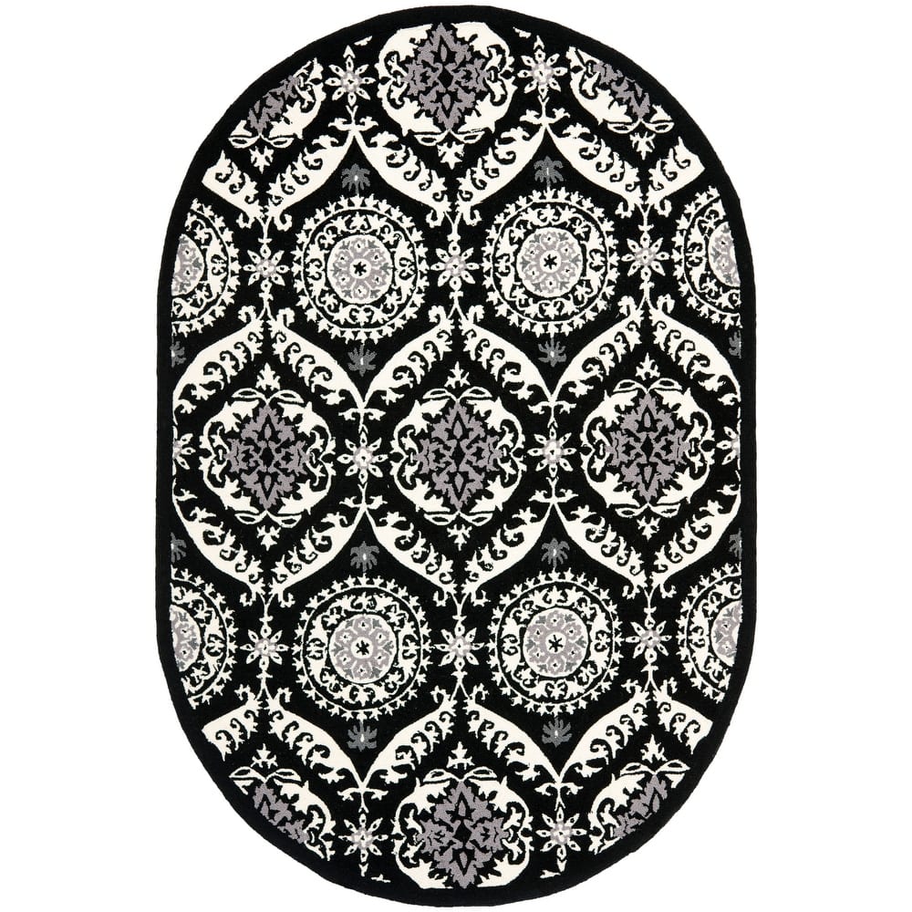 SAFAVIEH Handmade Chelsea Nazeli French Country Wool Rug