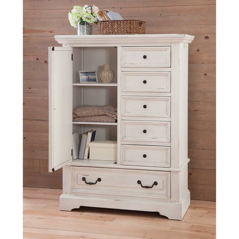 Lakewood Antique Finish Gentleman's Drawer Chest