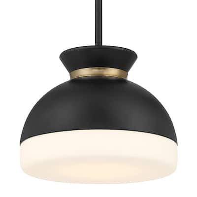 Crystorama Lighting Group GID-4005 Gidget 10" Wide Pendant with Etched