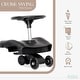 preview thumbnail 6 of 6, Evolur Cruise Swing Rider Scooter in Black