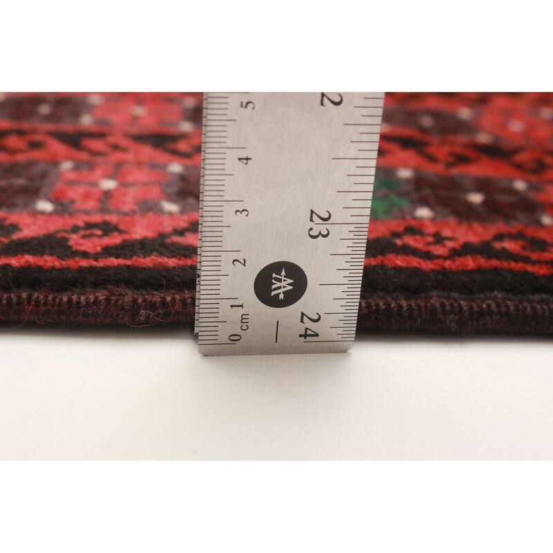 Teimani Red Rug 2'11" x 5'3" - 2'11 x 5'3
