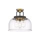 Option Black Brushed Brass / Clear