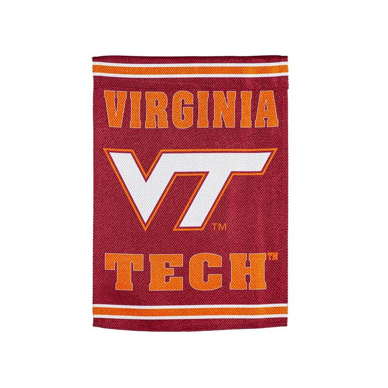 Embossed Suede Flag, House Size, Virginia Tech