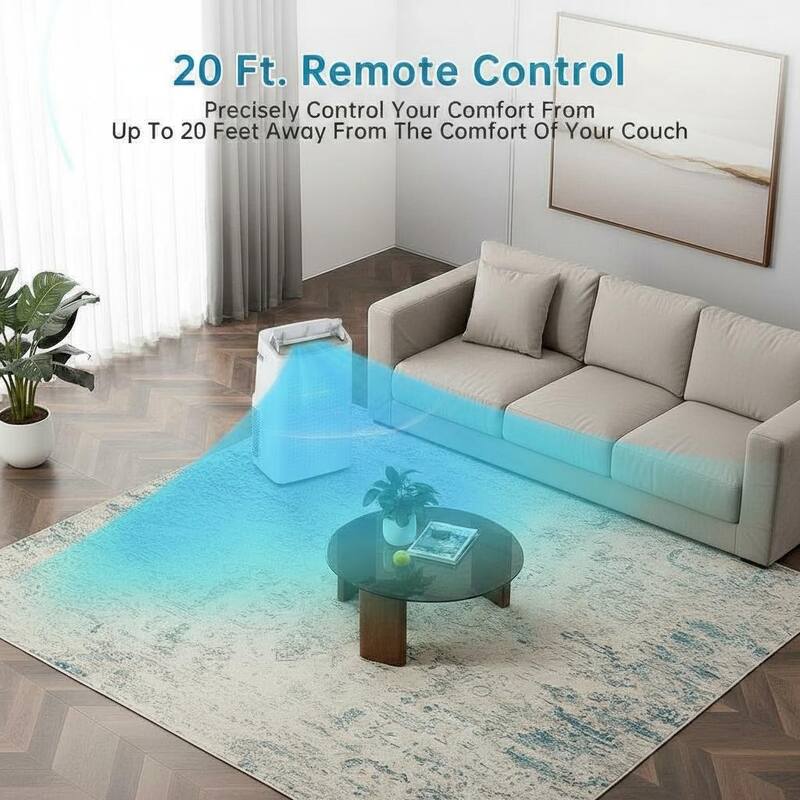 15,000 BTU Portable Air Conditioner, with Dehumidifier, Fast Cooling to 850 Sq.Ft.