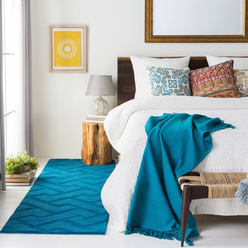 Hand-Loomed Ridgeway Wool Area Rug