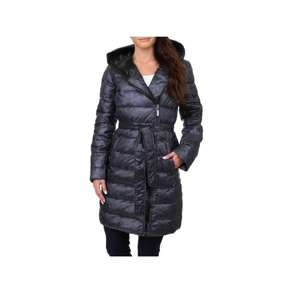 Ellen Tracy Womens Down Coat Winter Midi