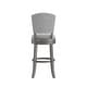 preview thumbnail 13 of 22, Hillsdale Santa Clara II Swivel Stool, Antique Gray
