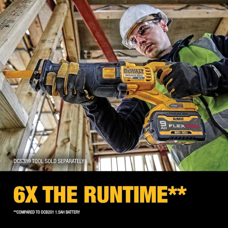 Dewalt DCB609 20V/60V Max Flexvolt 9.0Ah Battery - Li-Ion