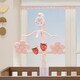 preview thumbnail 4 of 5, Bedtime Originals Flower Power Strawberry Musical Baby Crib Mobile Soother Toy