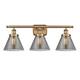 Option Brushed Brass / Light Smoke