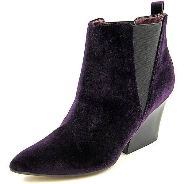 Report Signature Myrna Women Pointed Toe Canvas Bootie