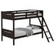 preview thumbnail 49 of 72, Littleton Transitional Wood Bunk Bed with Slatted Mattress