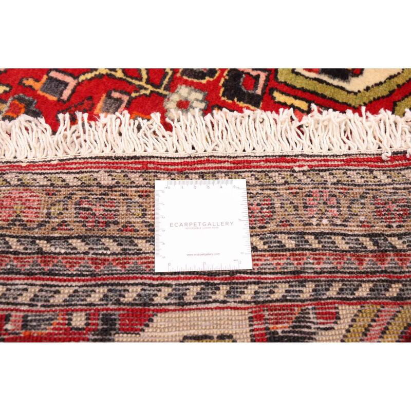 ECARPETGALLERY Hand-knotted Anatolian Vintage Red Wool Rug - 3'11 x 5'9