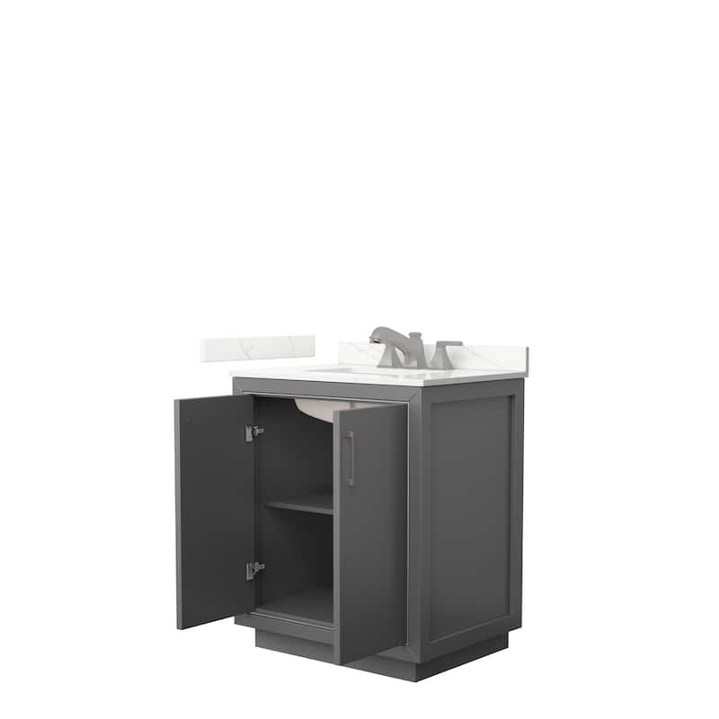 Icon 30-inch Single Vanity, Quartz Top