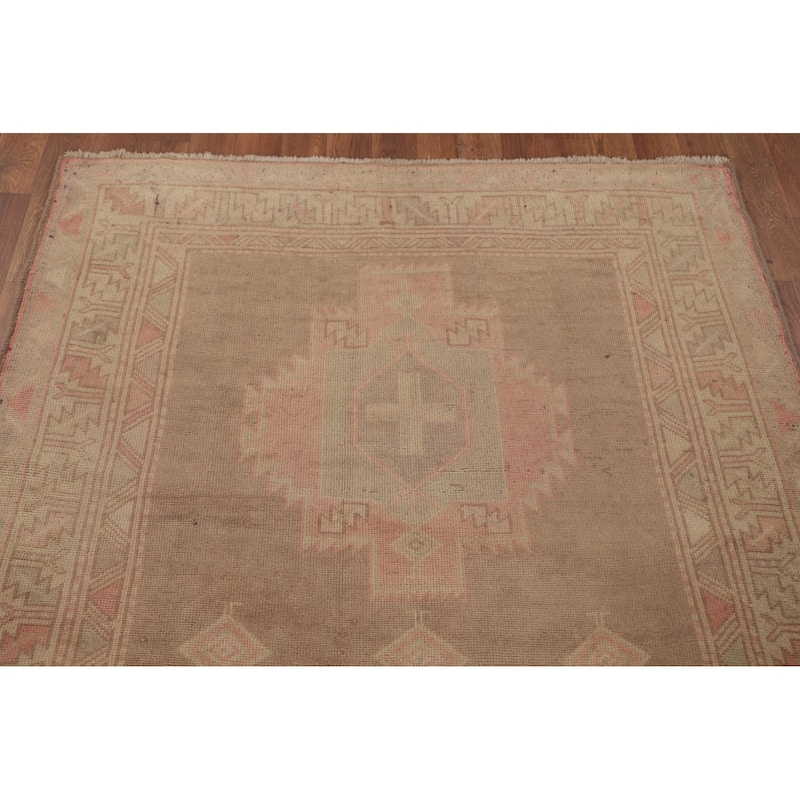 Ardebil Persian Runner Rug Wool Carpet - 4'0"x 10'7"