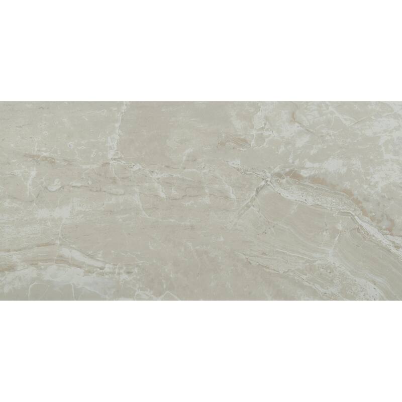 Ackland AKNPTWIN12X24M-PL Windsor - 12" x 24" Porcelain Solid Floor - Cream