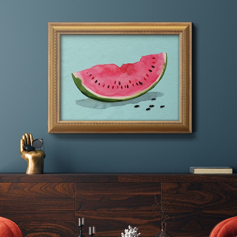 Summer Watermelon II Premium Framed Canvas- Ready to Hang