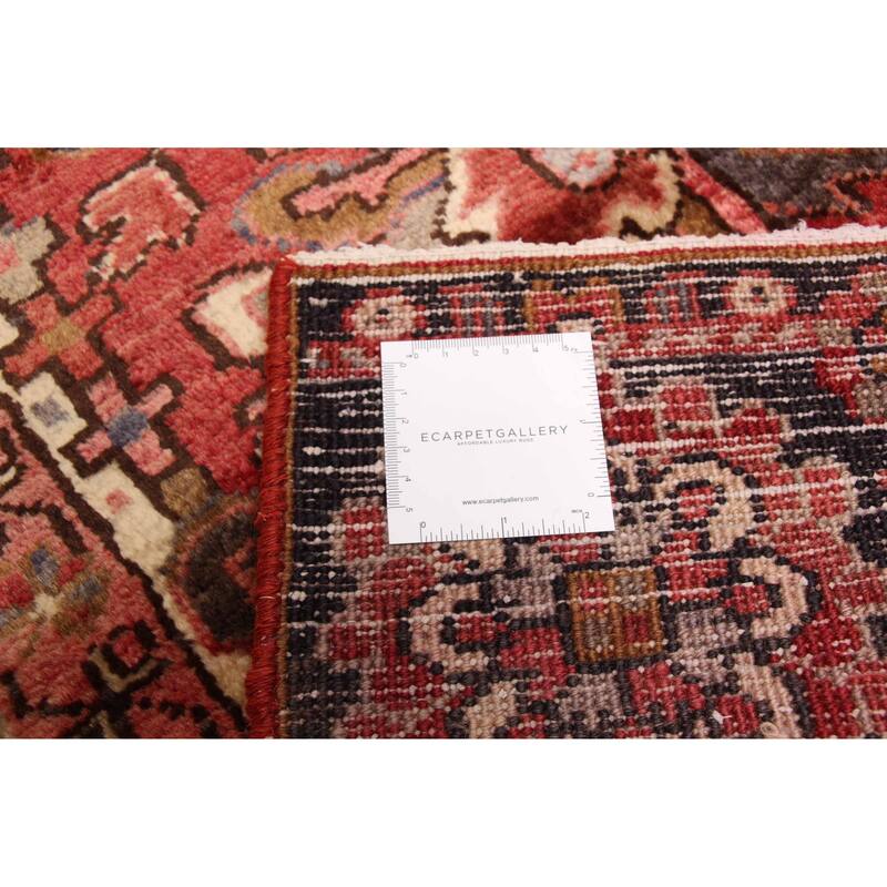 ECARPETGALLERY Hand-knotted Sarabi Red Wool Rug - 7'6 x 11'3