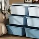 preview thumbnail 2 of 6, Qaba 3 Tier Kids Storage Unit, 9 Drawer Chest Toy Organizer Plastic Bins