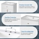 preview thumbnail 30 of 53, GDFStudio - Cielo 24" Bathroom Vanity with Ceramic Sink, 2 Soft Close Drawers, Door & Storage Racks